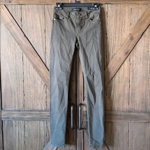 New Liverpool olive jean pant